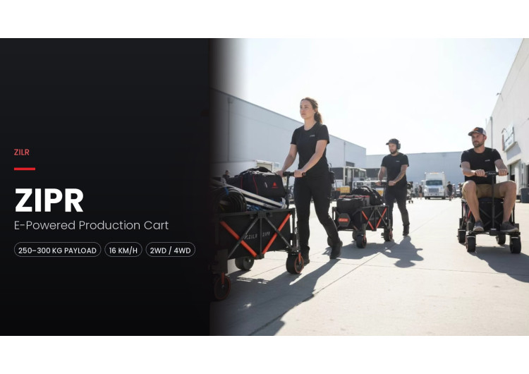 Chariot électrique – pas seulement pour la production vidéo